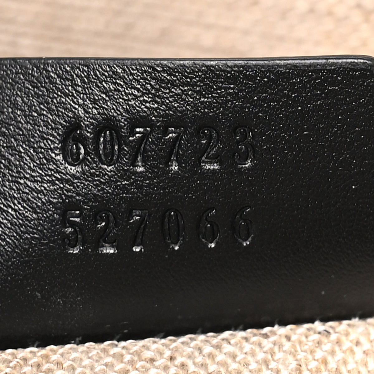 Microguccissima Flat Crossbody Black