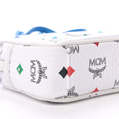 MCM Skyoptic Visetos Spectrum Diamond Camera Bag White 8 of 11