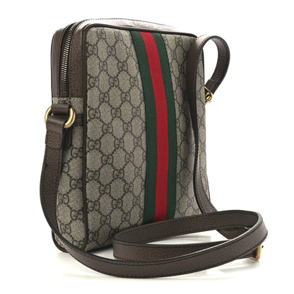 Gucci GG Supreme Monogram Web Small Ophidia Messenger Bag Brown 3 of 12