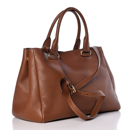 Prada Vitello Daino Tote Brandy 3 of 11