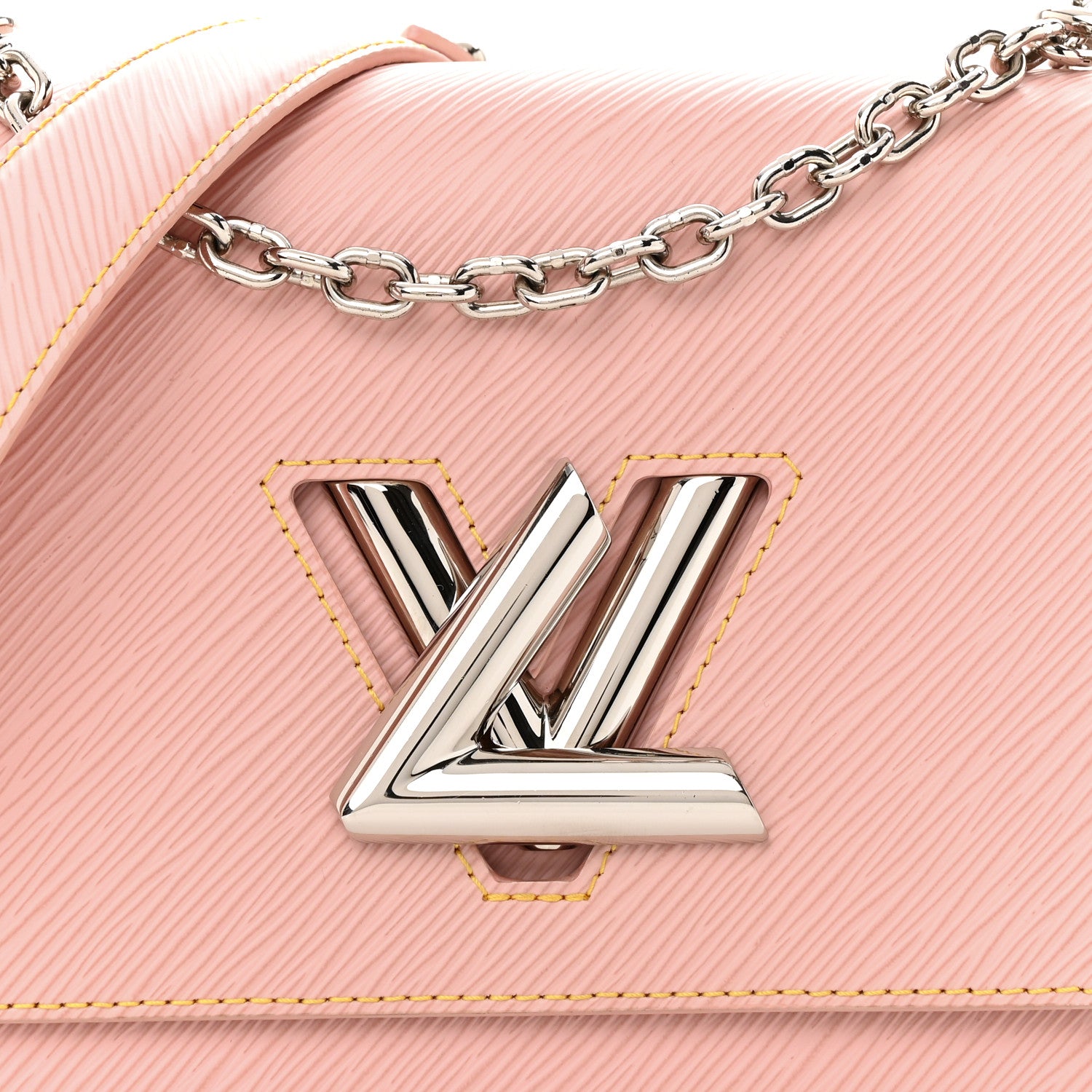 Louis Vuitton Epi Twist Shoulder Bag MM Rose Ballerine 8 of 13