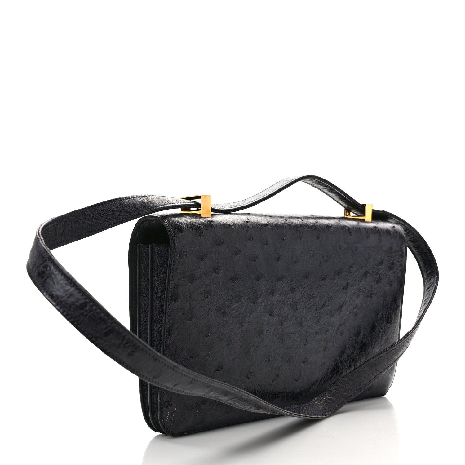 Hermes Ostrich Ring Shoulder Bag 3 of 14