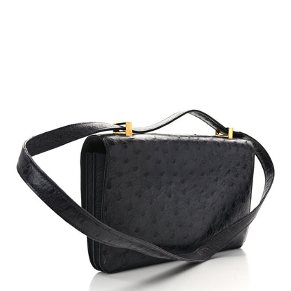 Hermes Ostrich Ring Shoulder Bag 3 of 14