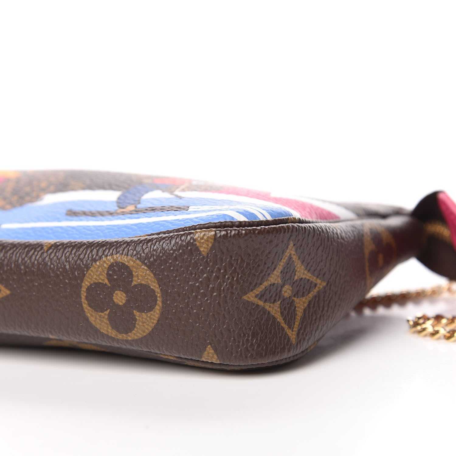 Louis Vuitton Monogram 2018 Christmas Animation Mini Bears Pochette Accessories 6 of 9