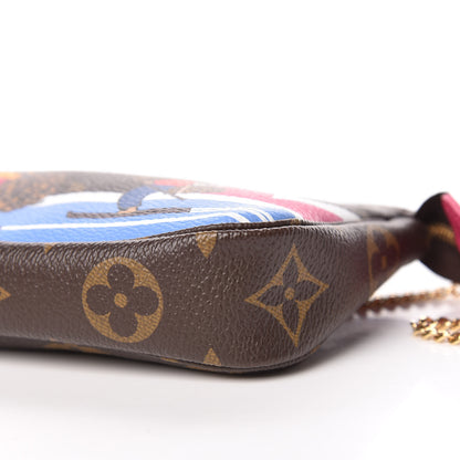 Louis Vuitton Monogram 2018 Christmas Animation Mini Bears Pochette Accessories 6 of 9