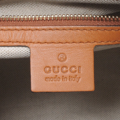 Gucci Monogram Vintage Web Medium Boston Tan 6 of 11