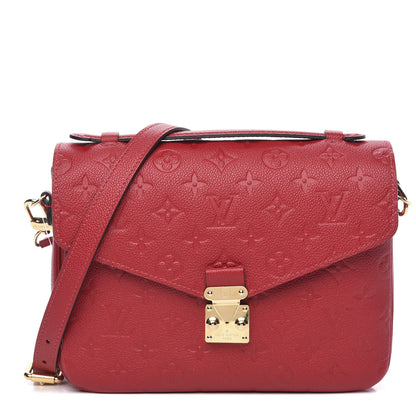 Louis Vuitton Empreinte Pochette Metis Scarlet 1 of 8
