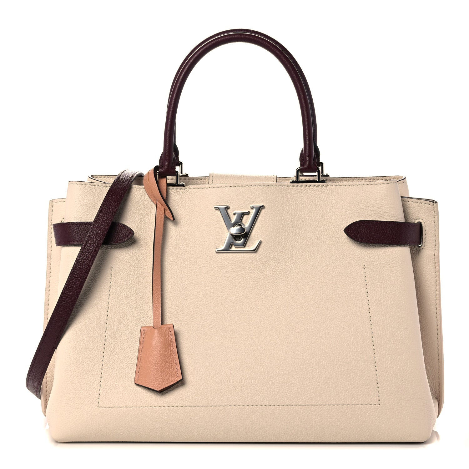 Louis Vuitton Calfskin Lockme Day Rose Silk Quartz Calla 1 of 9