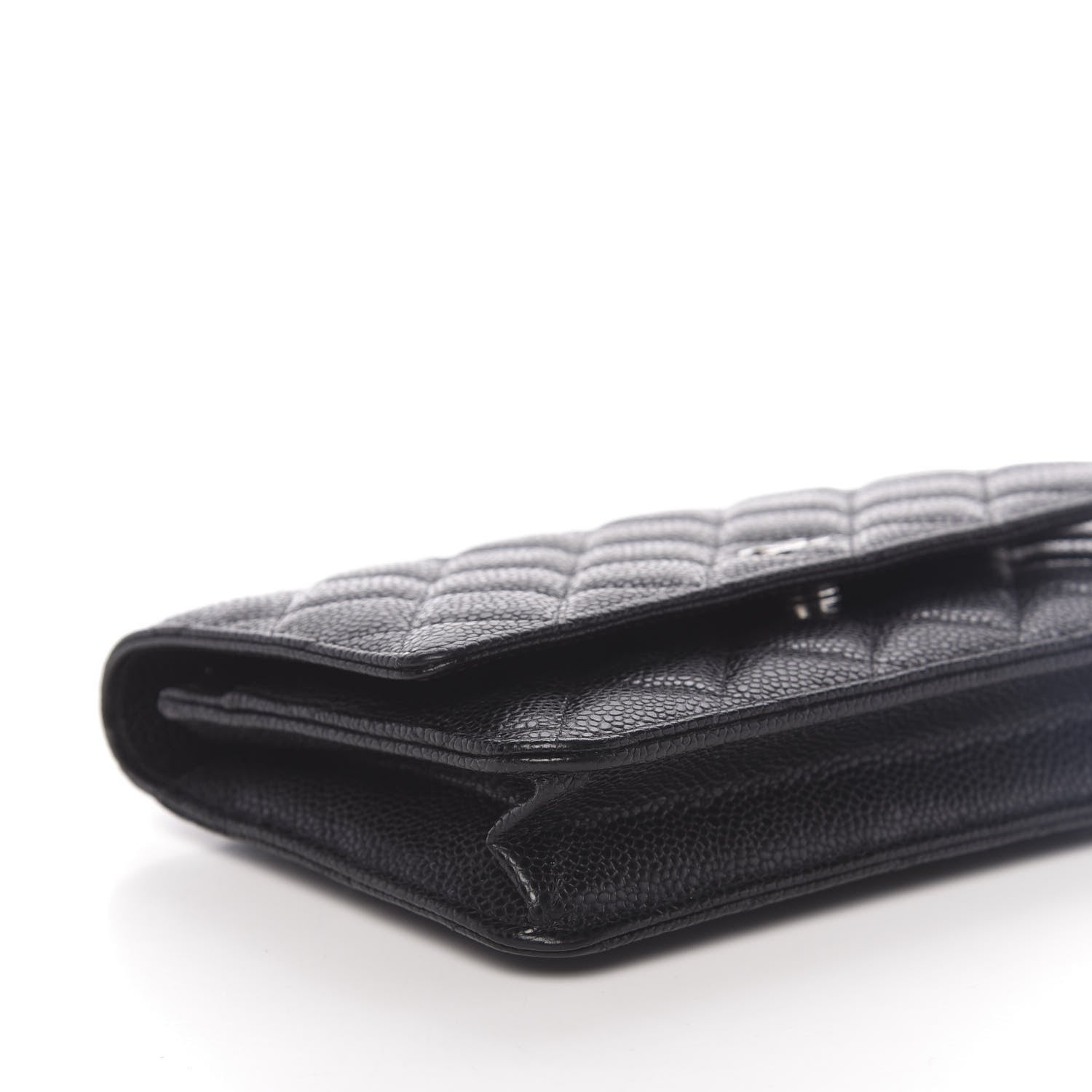 Chanel Caviar Quilted Wallet On Chain WOC Black 9 of 12