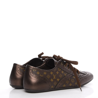 Louis Vuitton Calfskin Monogram Lyrics Sneakers 37.5 4 of 12