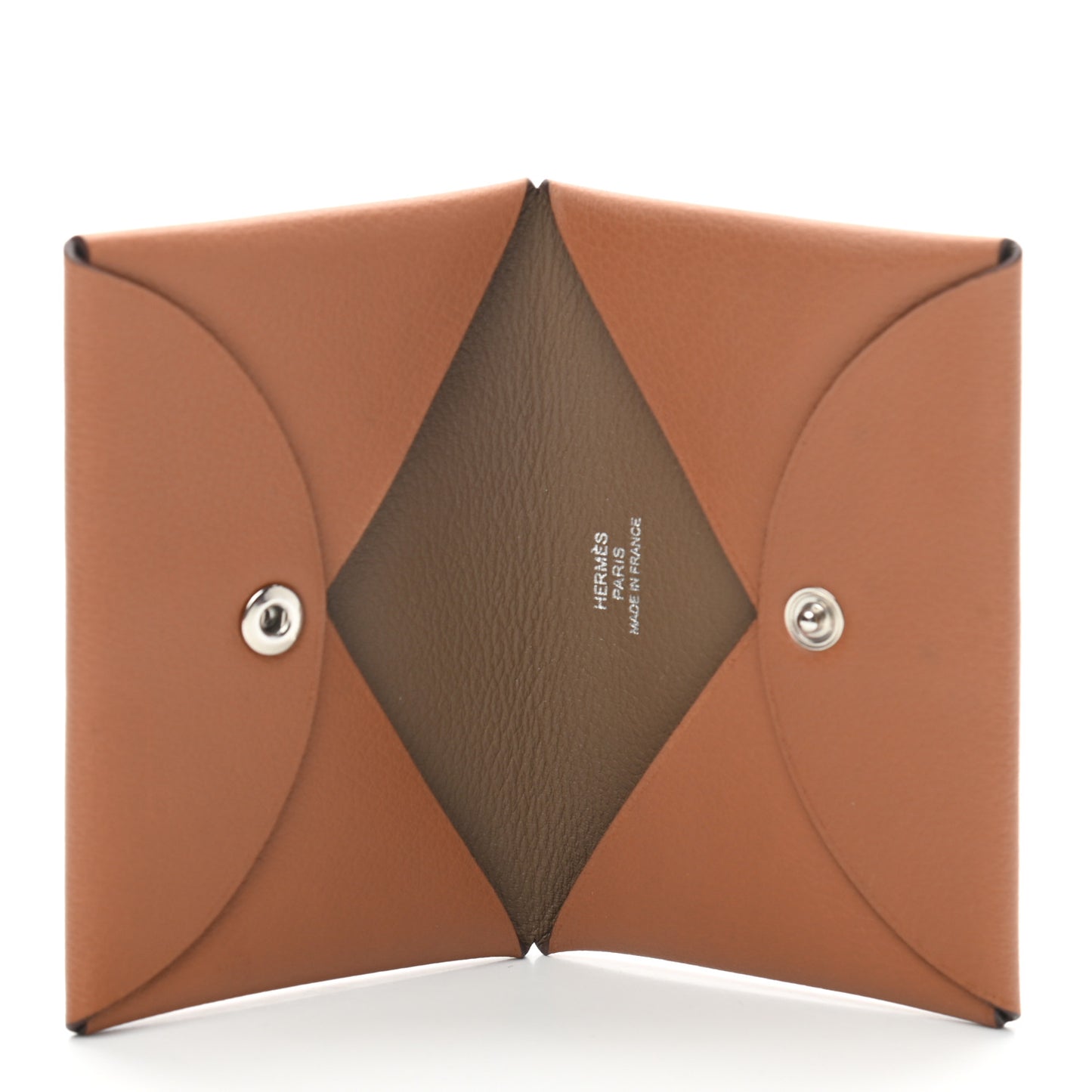 Evercolor Calvi Verso Card Case Gold Beige De Weimar