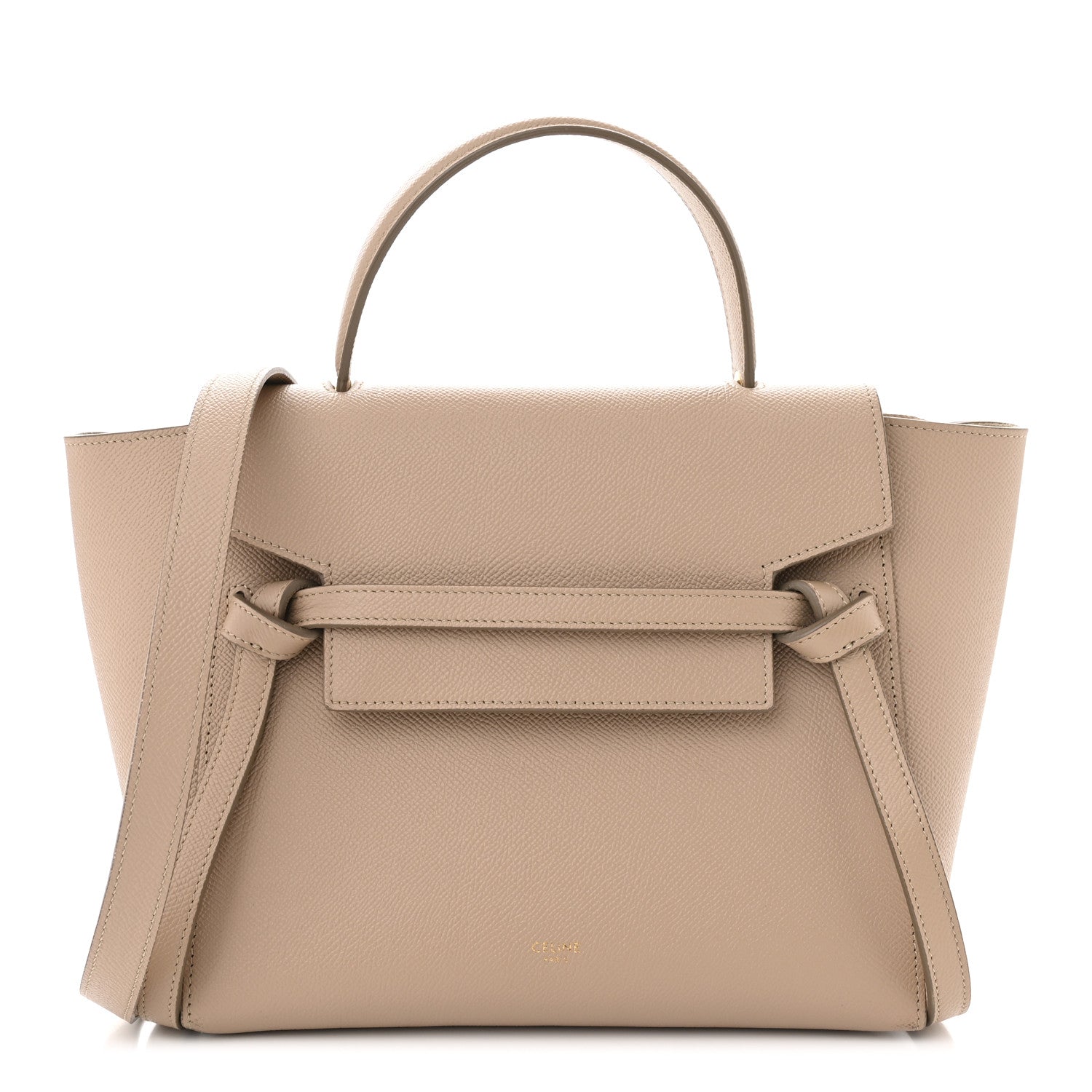Celine Grained Calfskin Micro Belt Bag Light Taupe 1 of 14