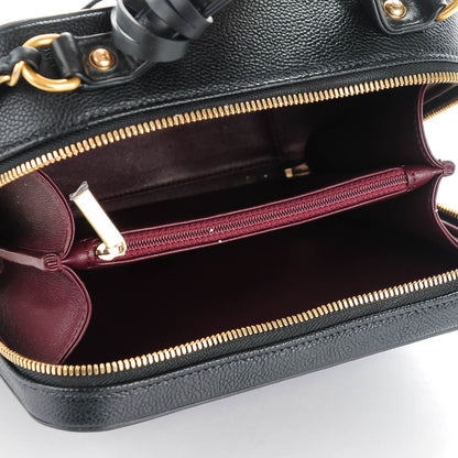 Chanel Caviar Quilted Medium CC Filigree Vanity Case Black 5 of 7