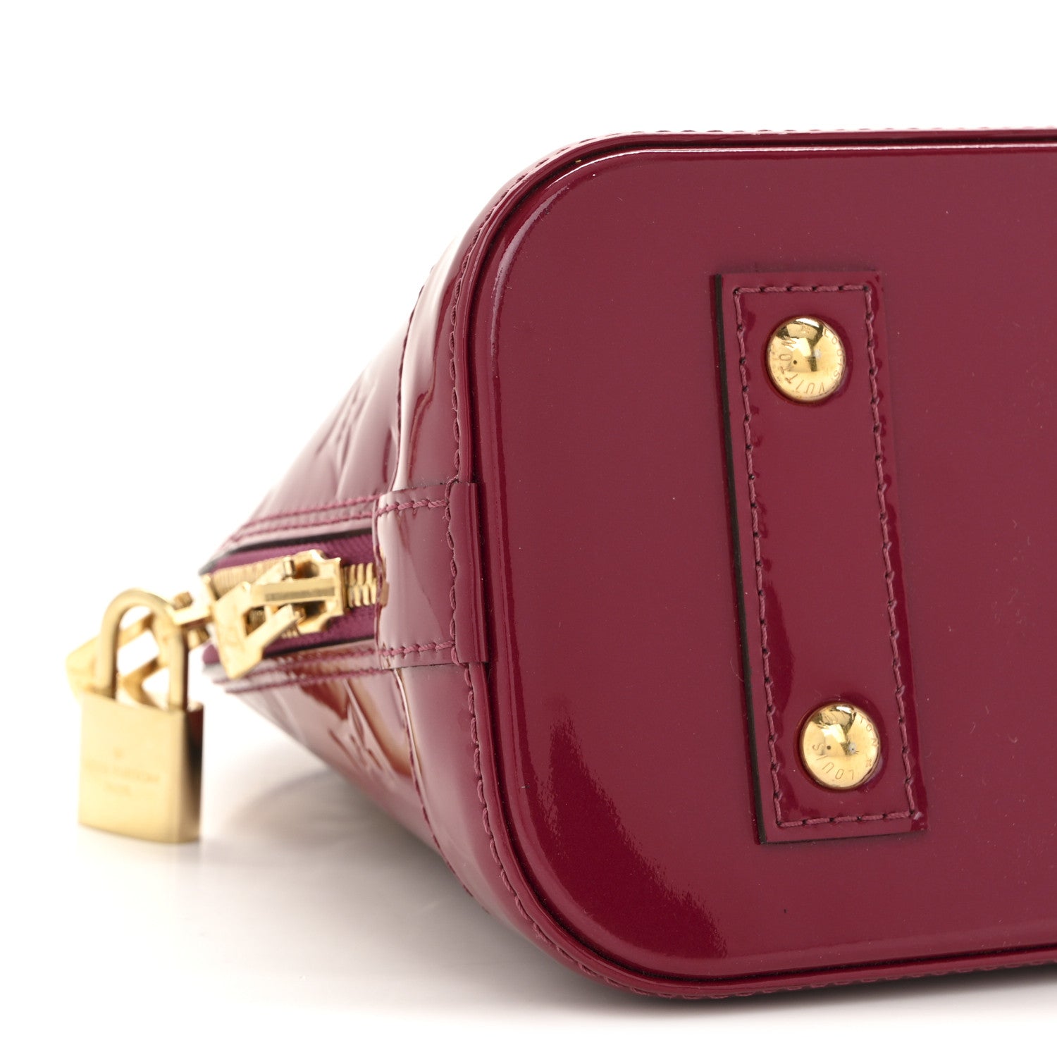 Louis Vuitton Vernis Alma BB Magenta 9 of 12
