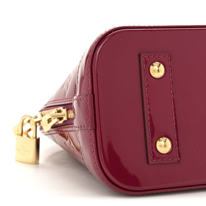 Louis Vuitton Vernis Alma BB Magenta 9 of 12