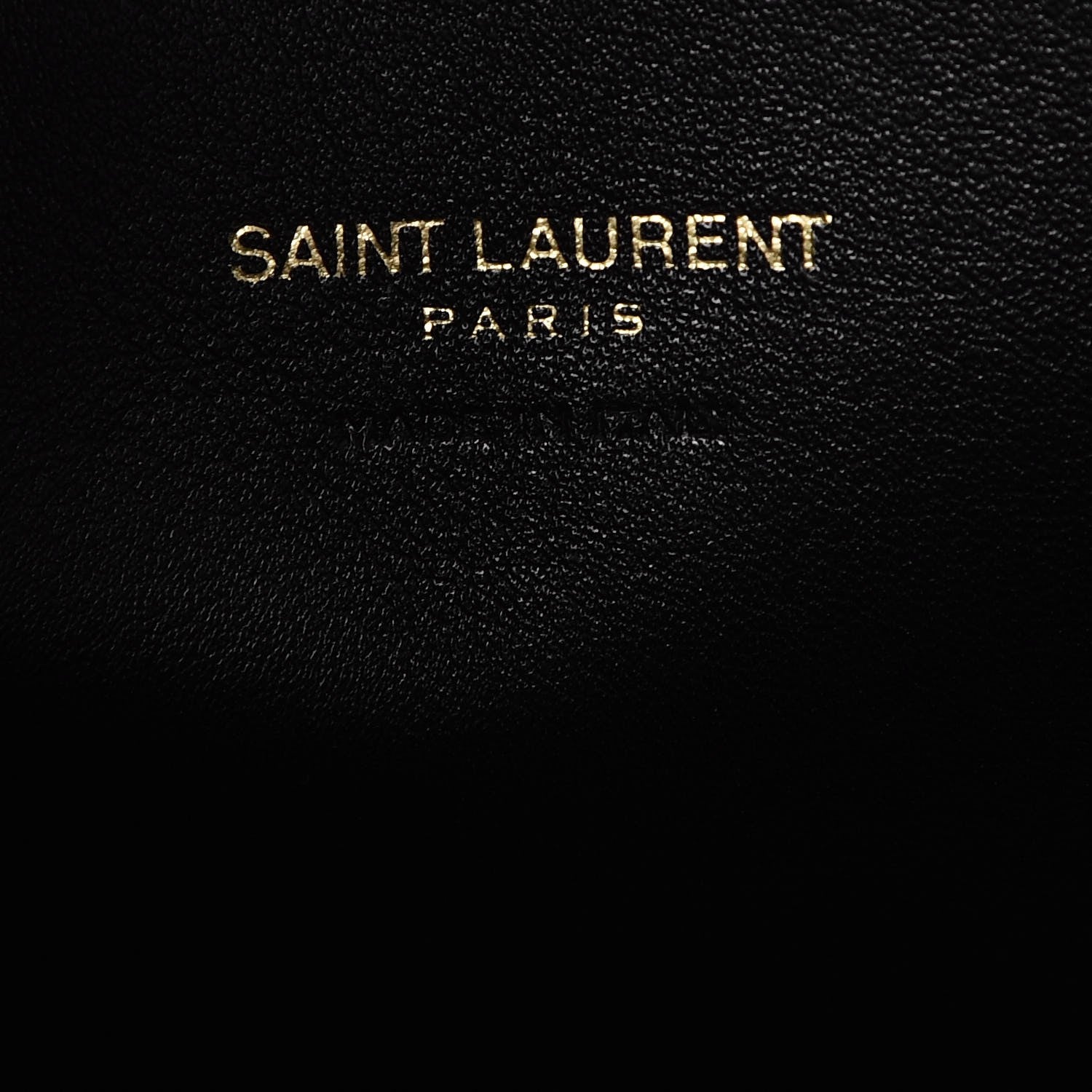 Saint Laurent Calfskin Monogram Baby Cabas Black 7 of 8