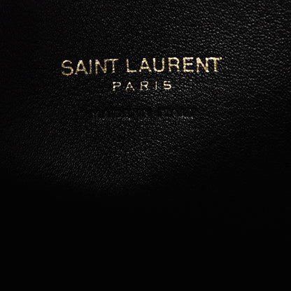 Saint Laurent Calfskin Monogram Baby Cabas Black 7 of 8