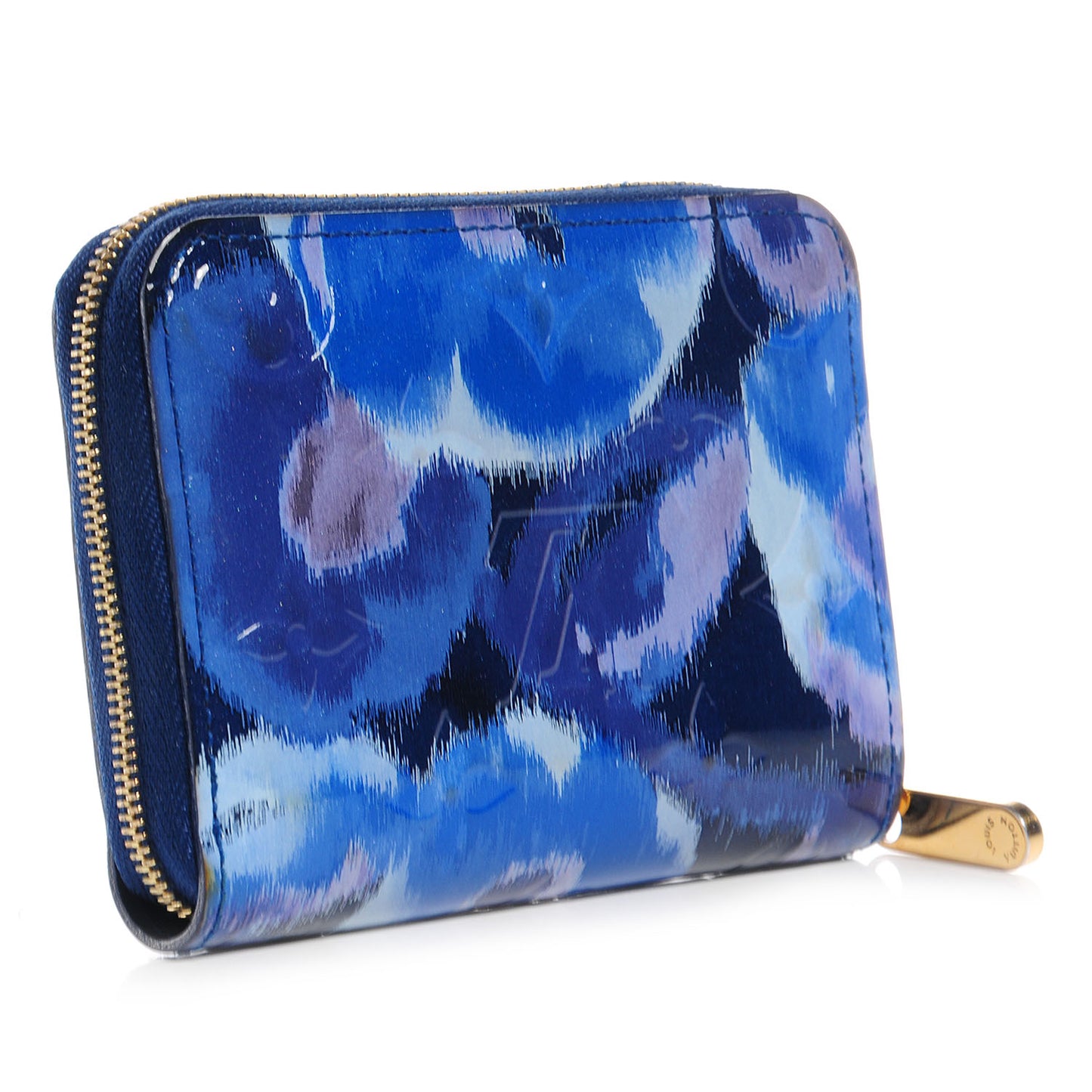 Vernis Ikat Zippy Coin Purse Grand Blue