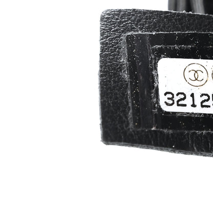 Chanel Calfskin Quilted CC Uniform Flap Belt Bag Black 8 of 11