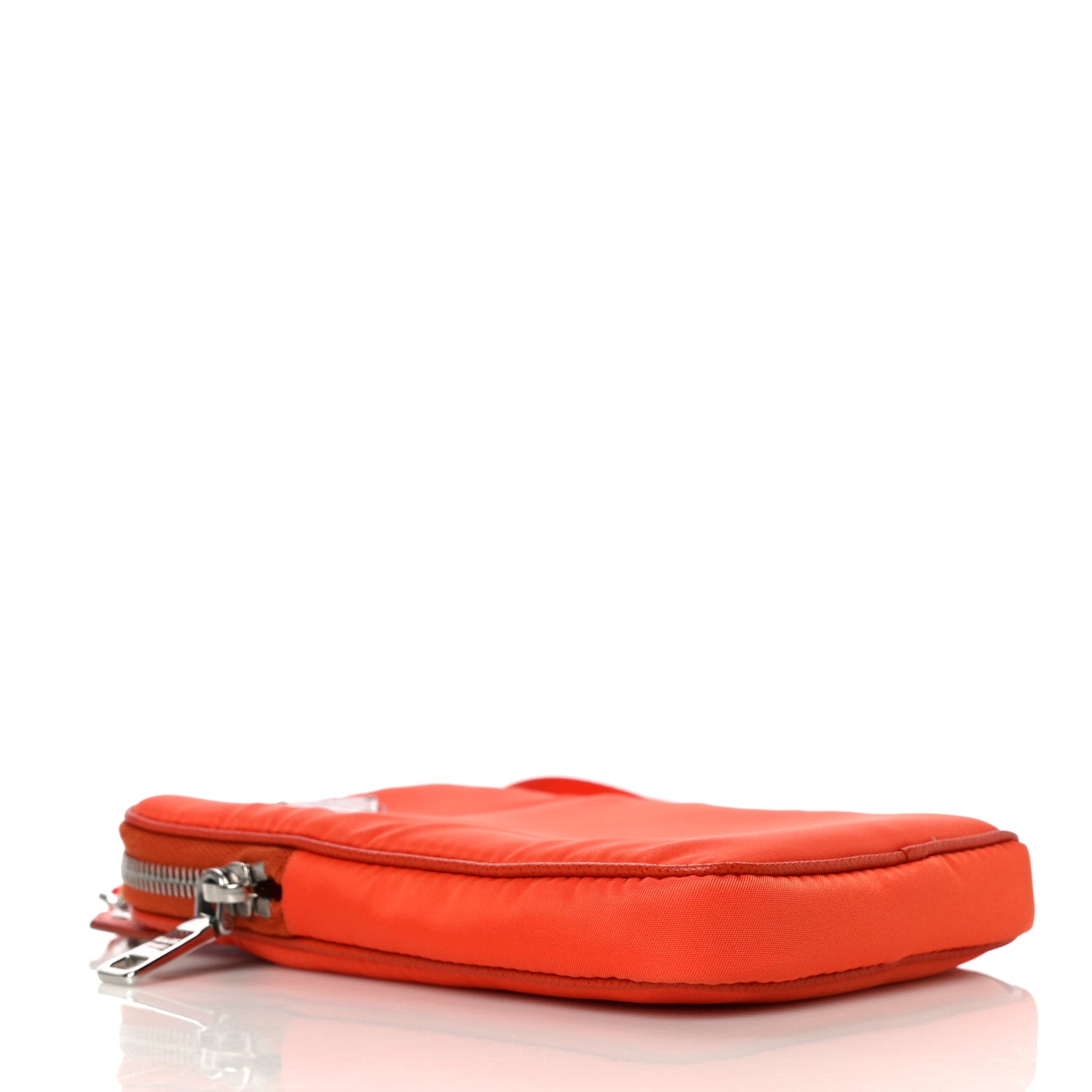 Prada Tessuto Nylon Phone Case Crossbody Bag Orange 4 of 10