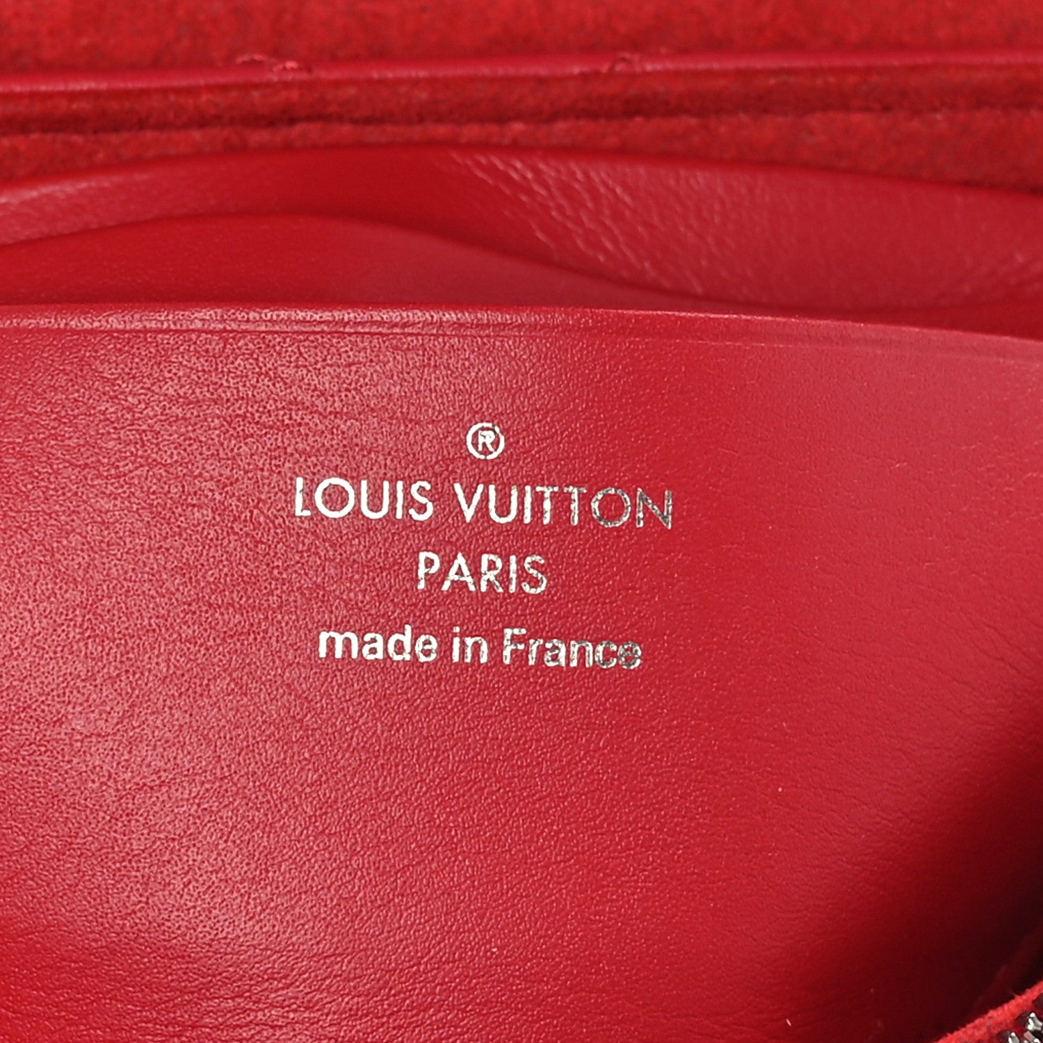 Louis Vuitton Calfskin New Wave Chain Pochette Scarlet 6 of 8