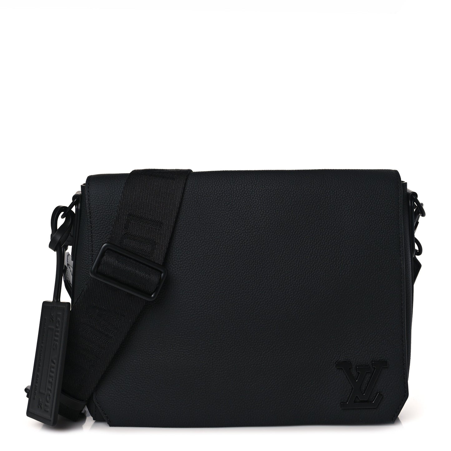 Calfskin Aerogram Messenger Black
