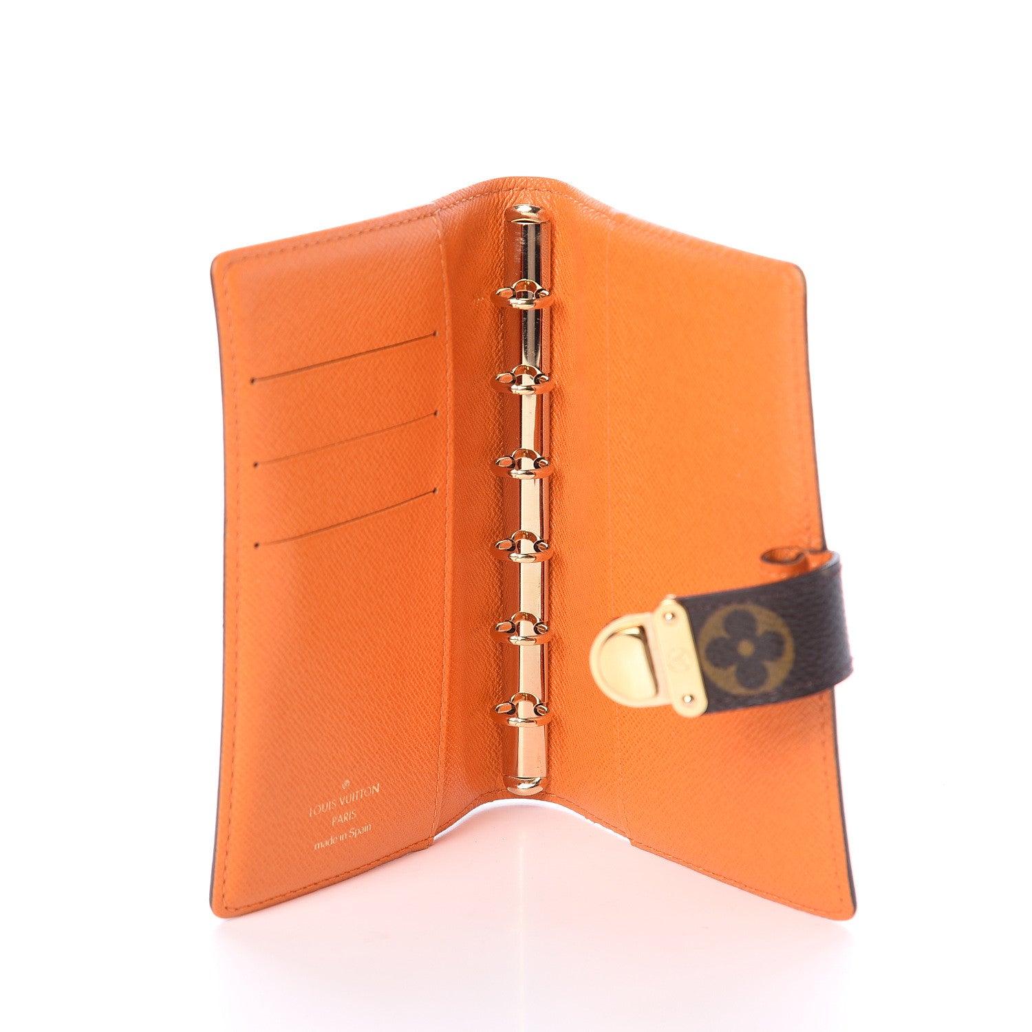 Louis Vuitton Monogram Koala Small Ring Agenda Orange 4 of 5