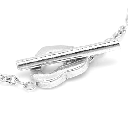 Tiffany Sterling Silver Heart Toggle Bracelet 4 of 5