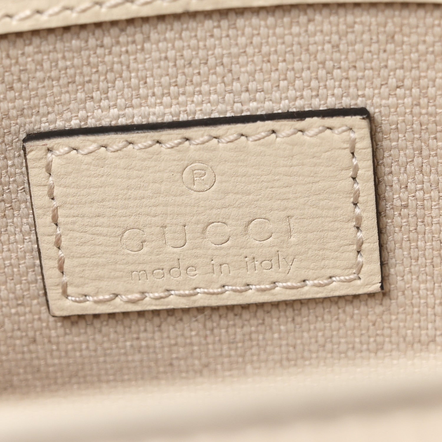 Gucci Azalea Calfskin Crystal Small Horsebit 1955 Chain Shoulder Bag White 6 of 10