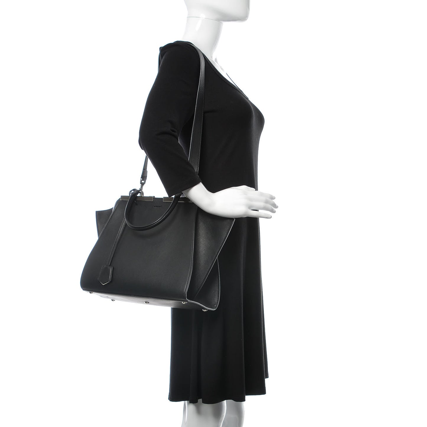 Vitello Dolce Petite 3jours Tote Black