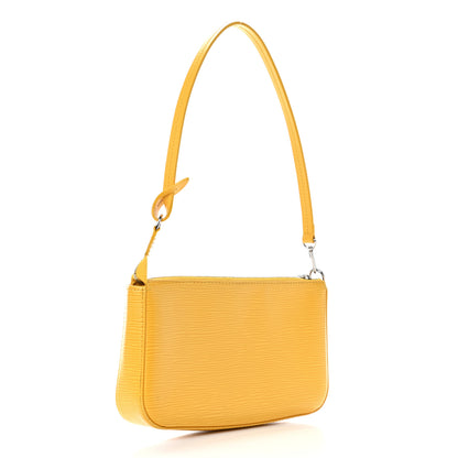 Louis Vuitton Epi Pochette Accessories NM Citron 3 of 9