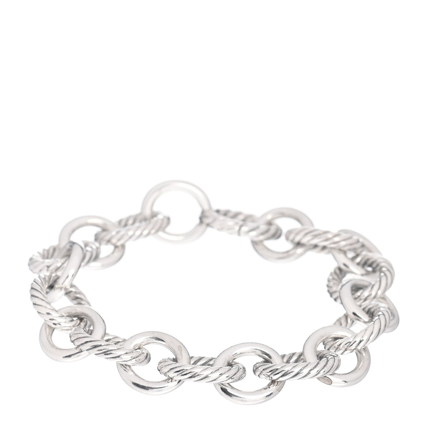 Sterling Silver 12mm Large Oval Link Bracelet