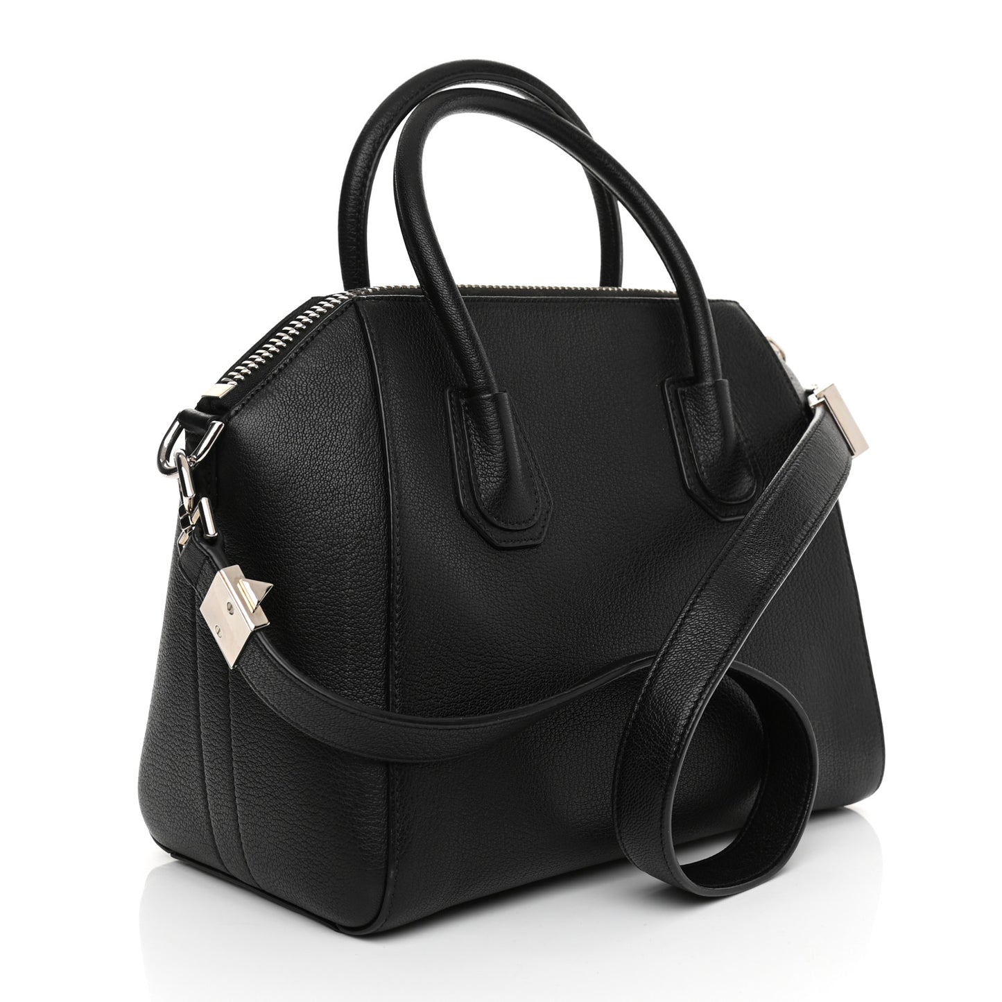 Sugar Goatskin Small Antigona Black