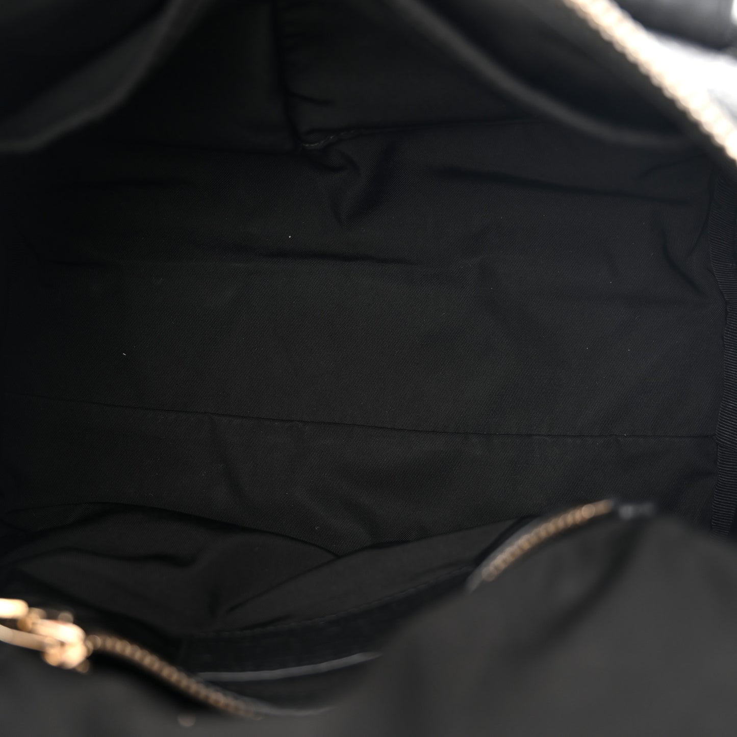 Pebbled Lambskin Mini Rockie Black Gold Hardware