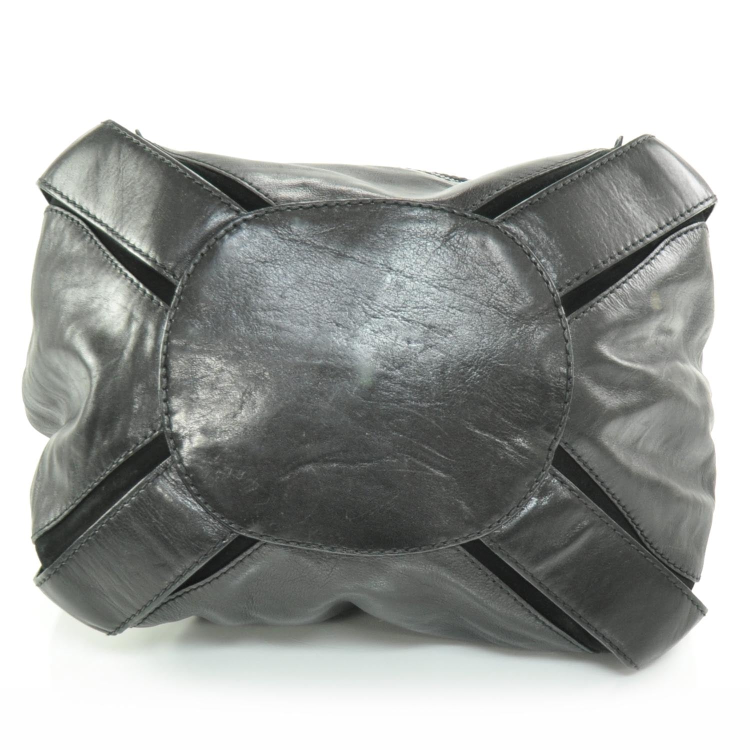 Jimmy Choo Leather Suede Mahala Black 5 of 8