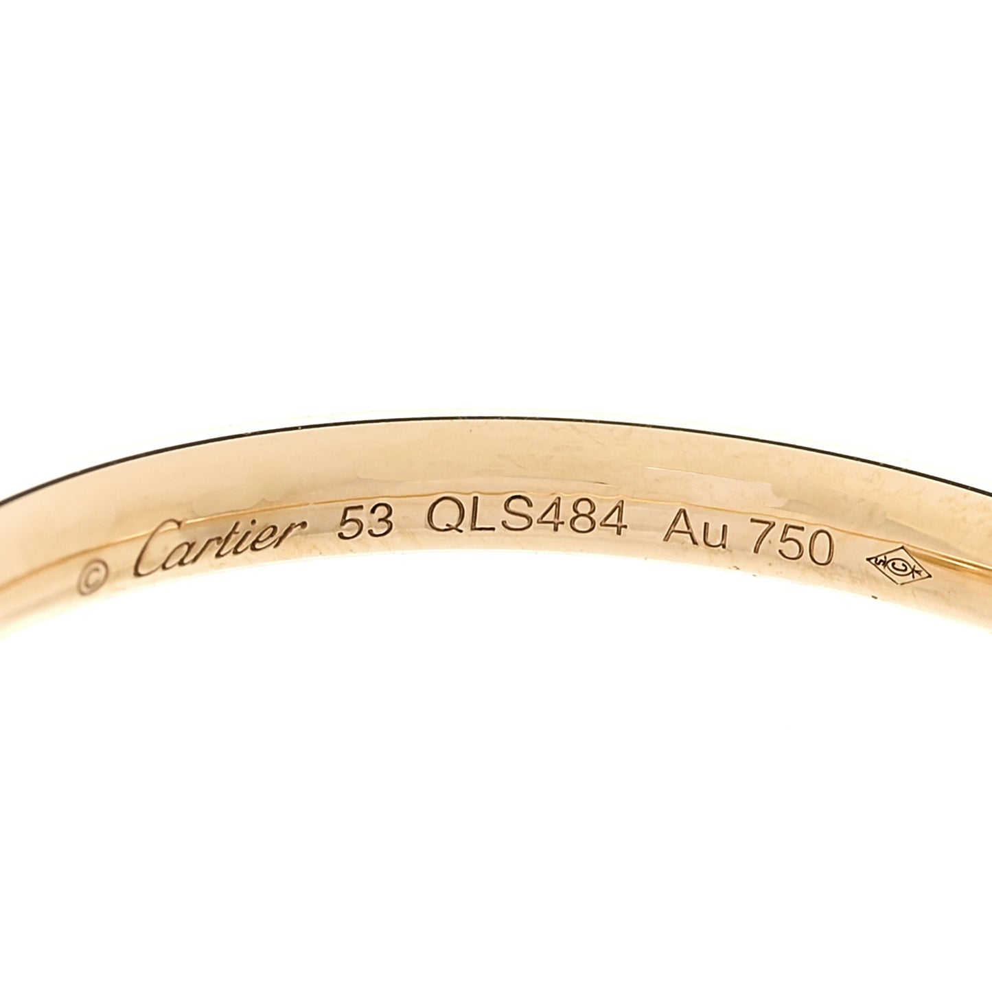 18K Yellow Gold Small Juste Un Clou Ring 53 6.25