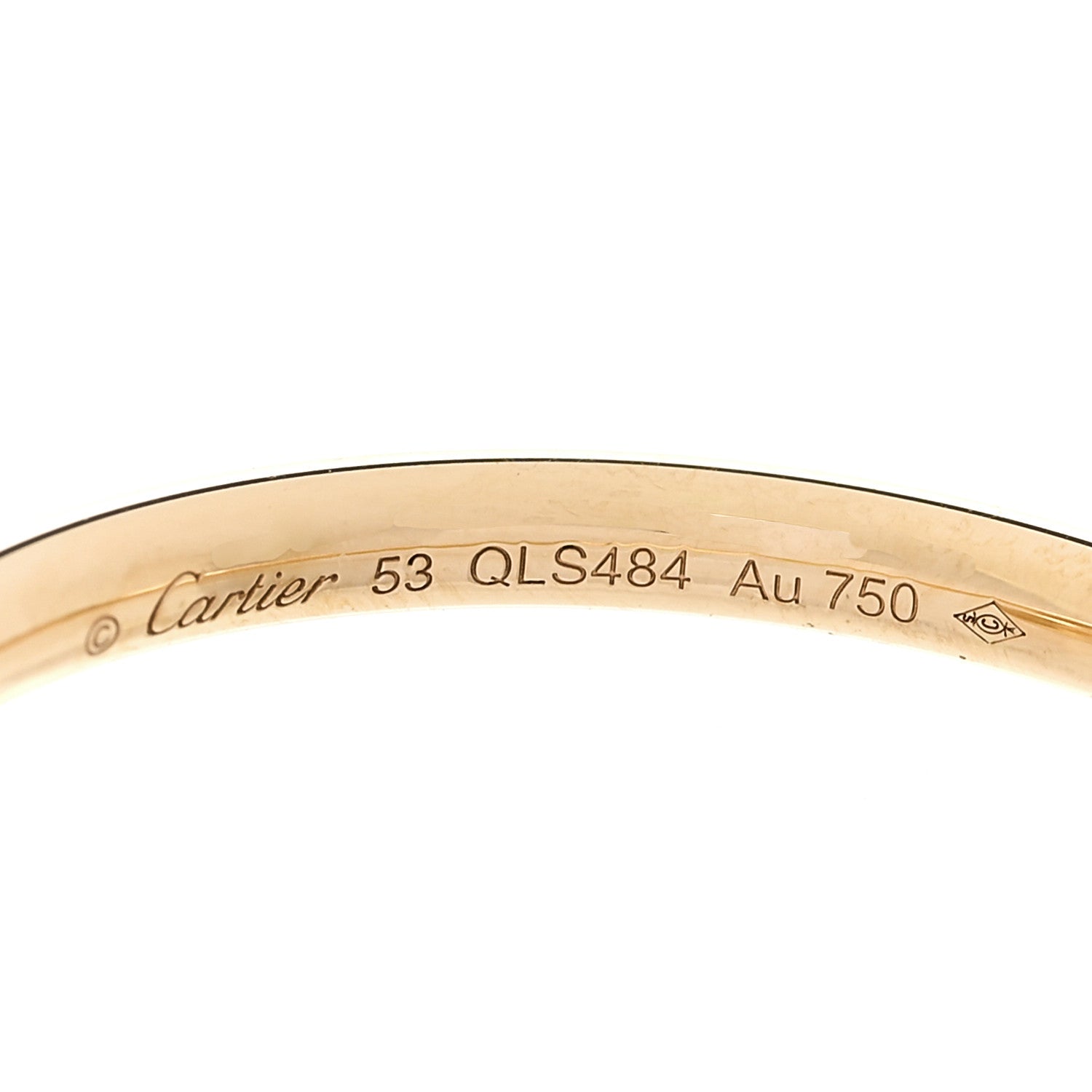 Cartier 18K Yellow Gold Small Juste Un Clou Ring 53 6.25 5 of 6