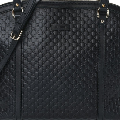 Gucci Soft Microguccissima Dome Satchel Black 8 of 14