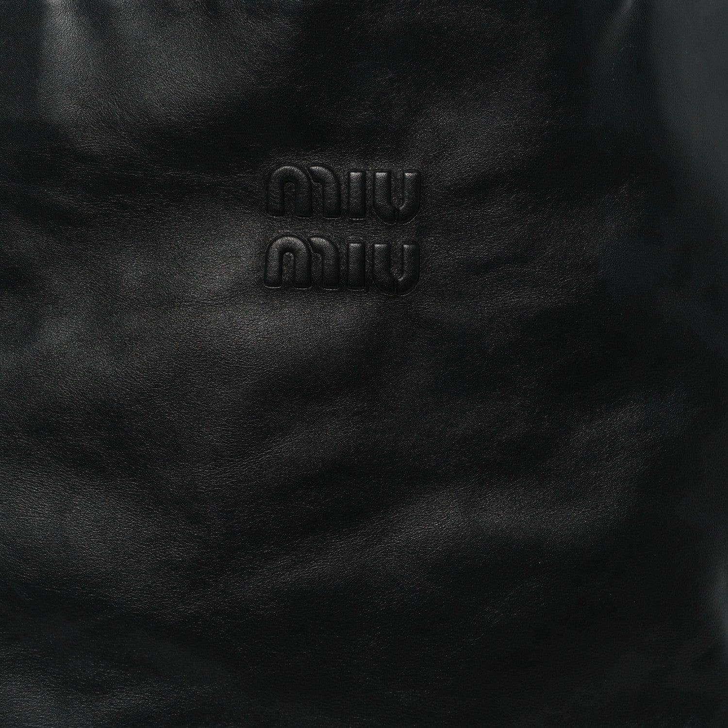 Miu Miu Soft Calf Hobo Bag Black 8 of 11
