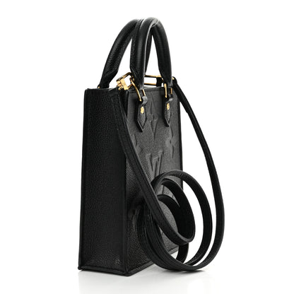 Louis Vuitton Empreinte Monogram Giant Petit Sac Plat Black 3 of 10