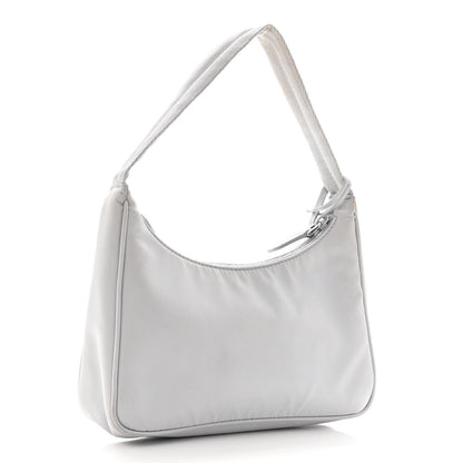 Prada Tessuto Nylon Mini Re-Edition 2000 Bag Fiordaliso 3 of 9