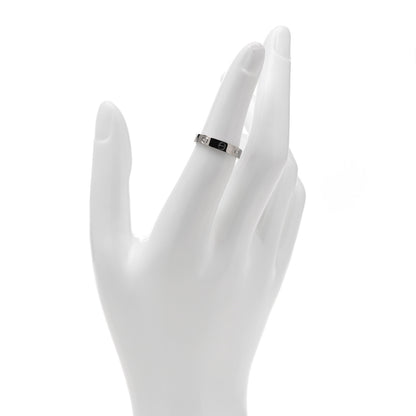 Cartier 18K White Gold 3.5mm LOVE Wedding Band Ring 52 6 2 of 5