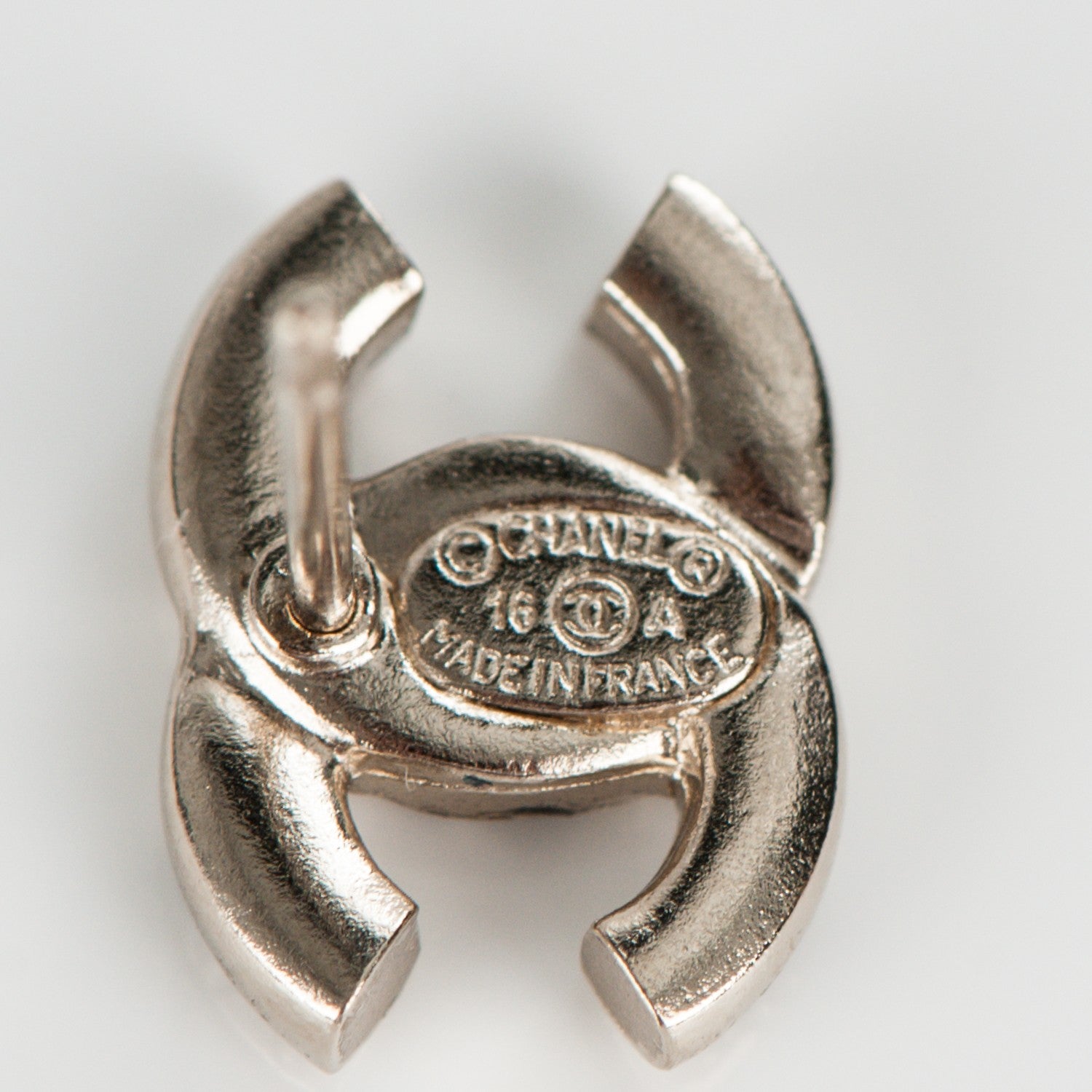 Chanel Crystal CC Earrings Gold 4 of 4