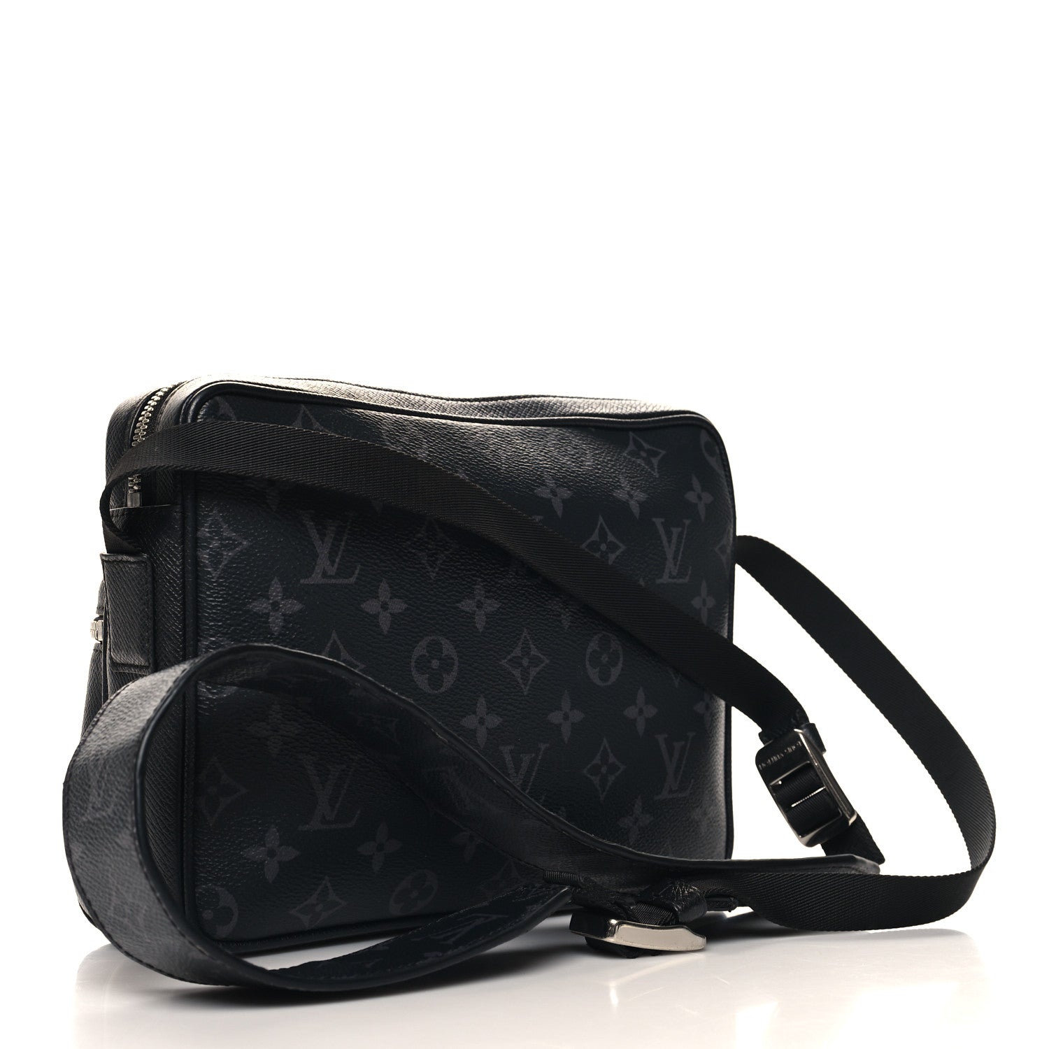 Louis Vuitton Taiga Monogram Eclipse Outdoor Messenger Black 3 of 9