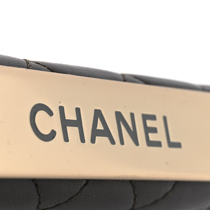Chanel Lambskin Quilted Trendy CC Wallet On Chain WOC Dark Brown 12 of 14