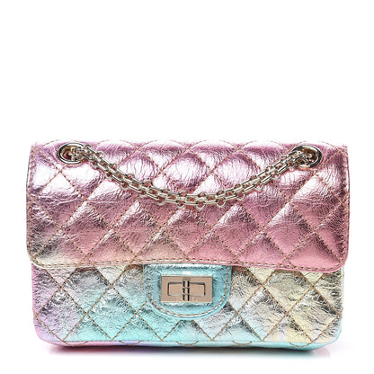 Chanel Metallic Goatskin Quilted Mini 2.55 Reissue Flap Multicolor 1 of 10