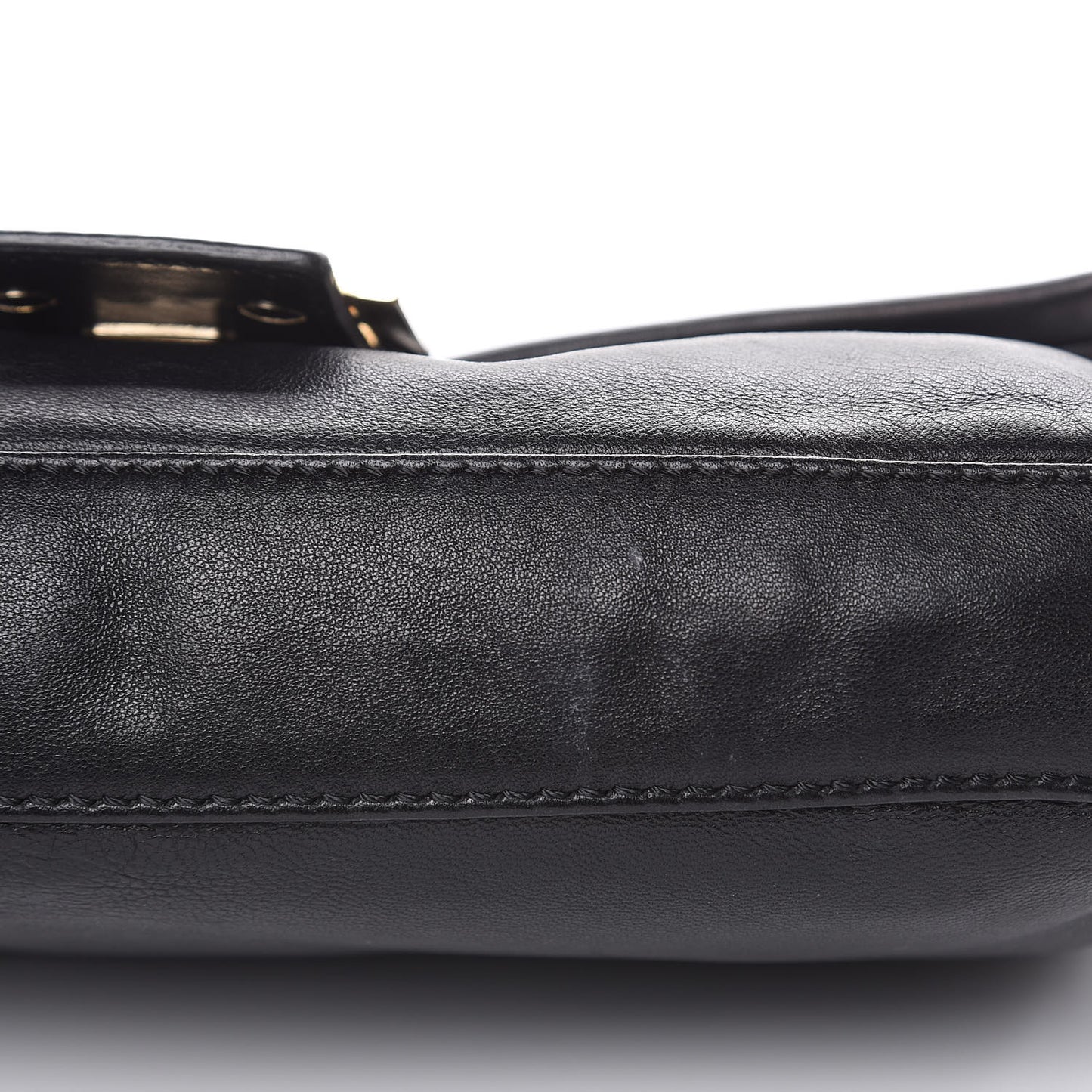 Calfskin Baguette Black