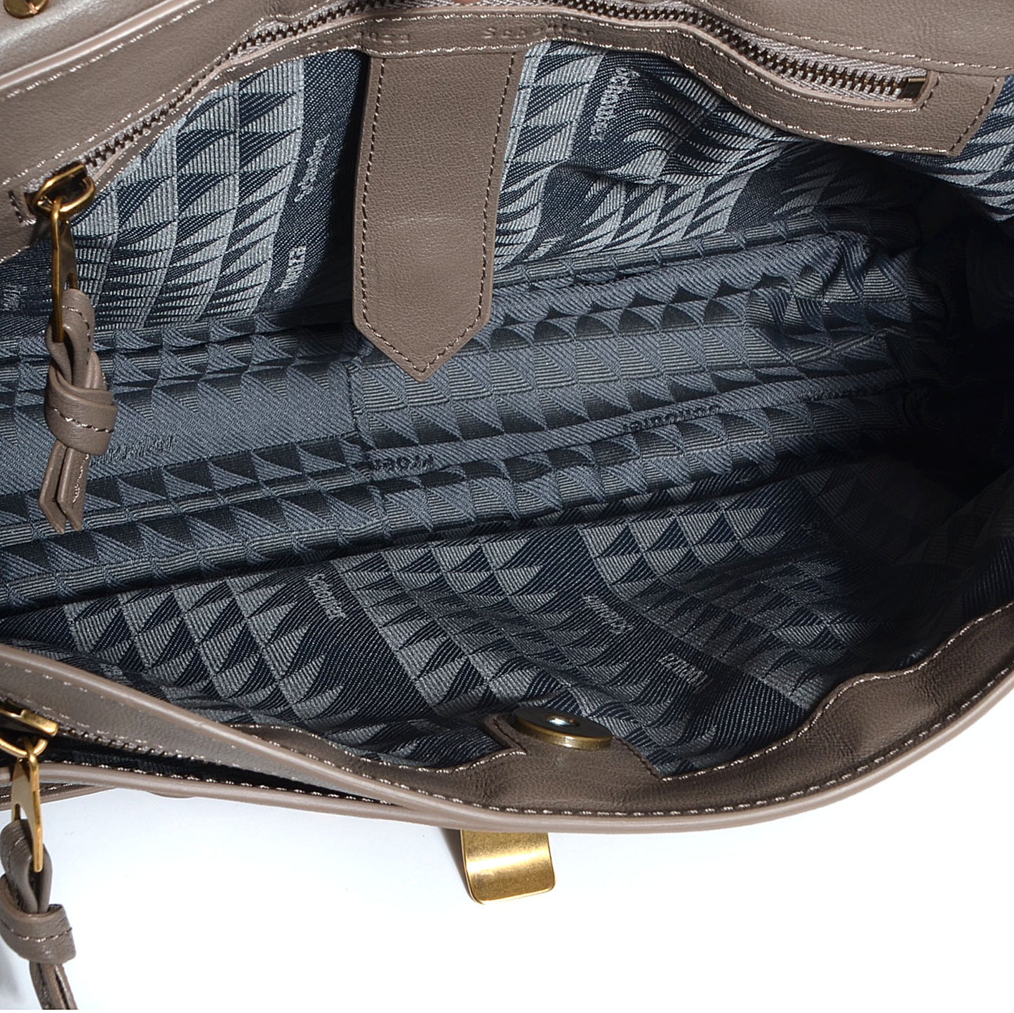 Lambskin PS1 Medium Satchel Smoke