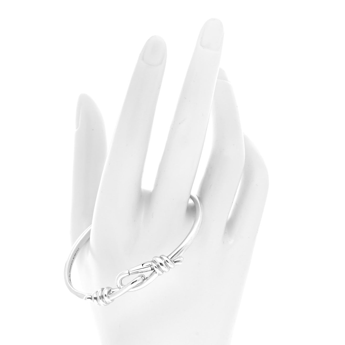 Sterling Silver Paloma Picasso Knot Hinged Bangle Bracelet