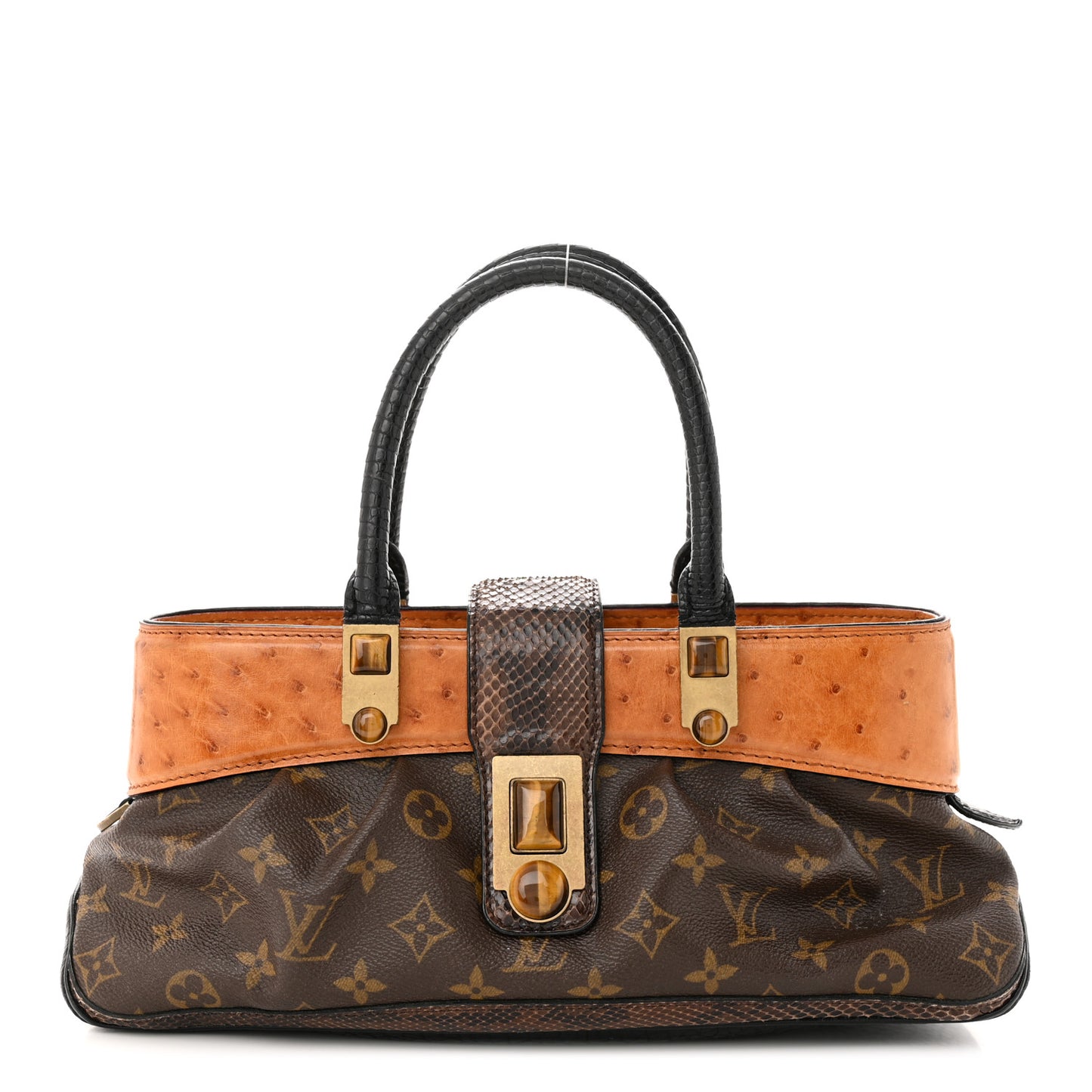 Monogram Ostrich Macha Waltz